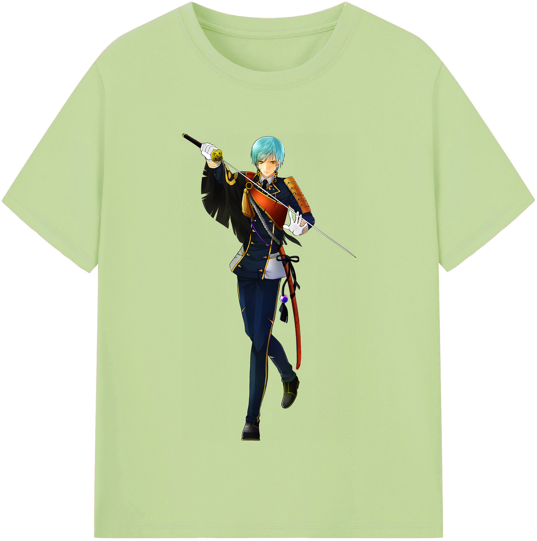（画像用） 刀剣乱舞 Touken Ranbu 綿100％半袖Tシャツ（フロントプリント）